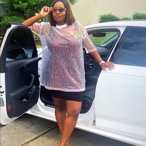 “Halo” Sequin Top